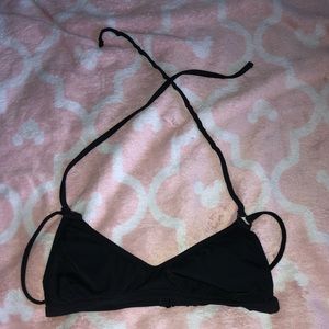 Black bikini top (never used).